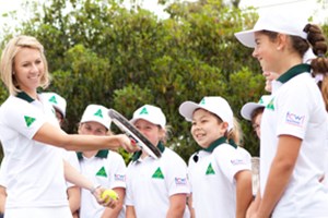 Alicia Molik leads the next generation of tennis champions in the Australian Made Summer of Tennis